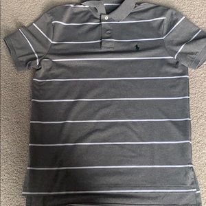 Striped polo shirt